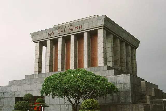 Ho Chi Minh-Ho Chi Minh Mausoleum, a Soviet-style building in Vietnam