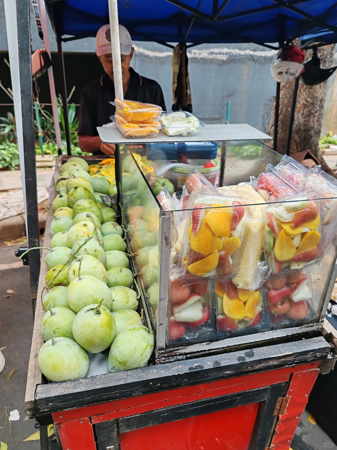 Jakarta-Indonesia, Jakarta, local food street, kuningan opens every Friday