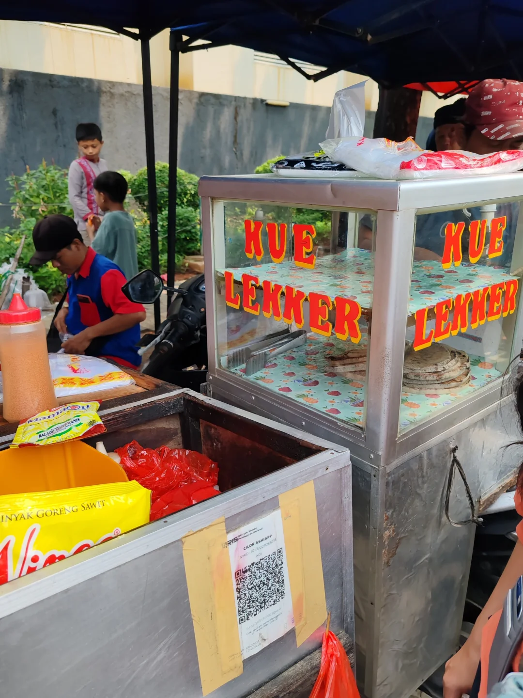 Jakarta-Indonesia, Jakarta, local food street, kuningan opens every Friday