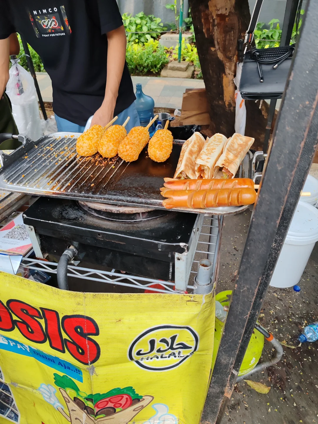 Jakarta-Indonesia, Jakarta, local food street, kuningan opens every Friday
