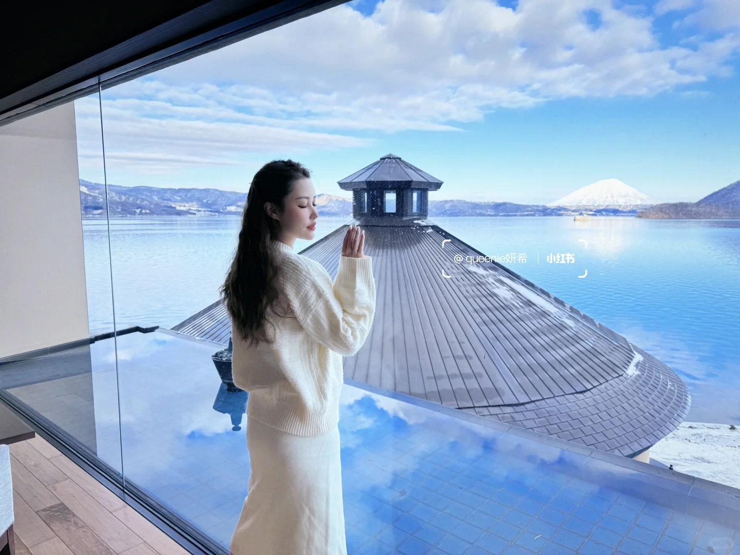 Sapporo/Hokkaido-Lake Toyako Hotel(湖の栖), soak in the hot springs and enjoy the view of Mount Yangtai