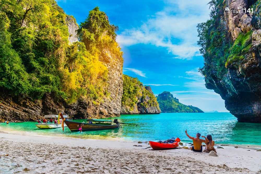 Krabi-Krabi, Thailand, a forgotten paradise, where the beaches are warm and clean