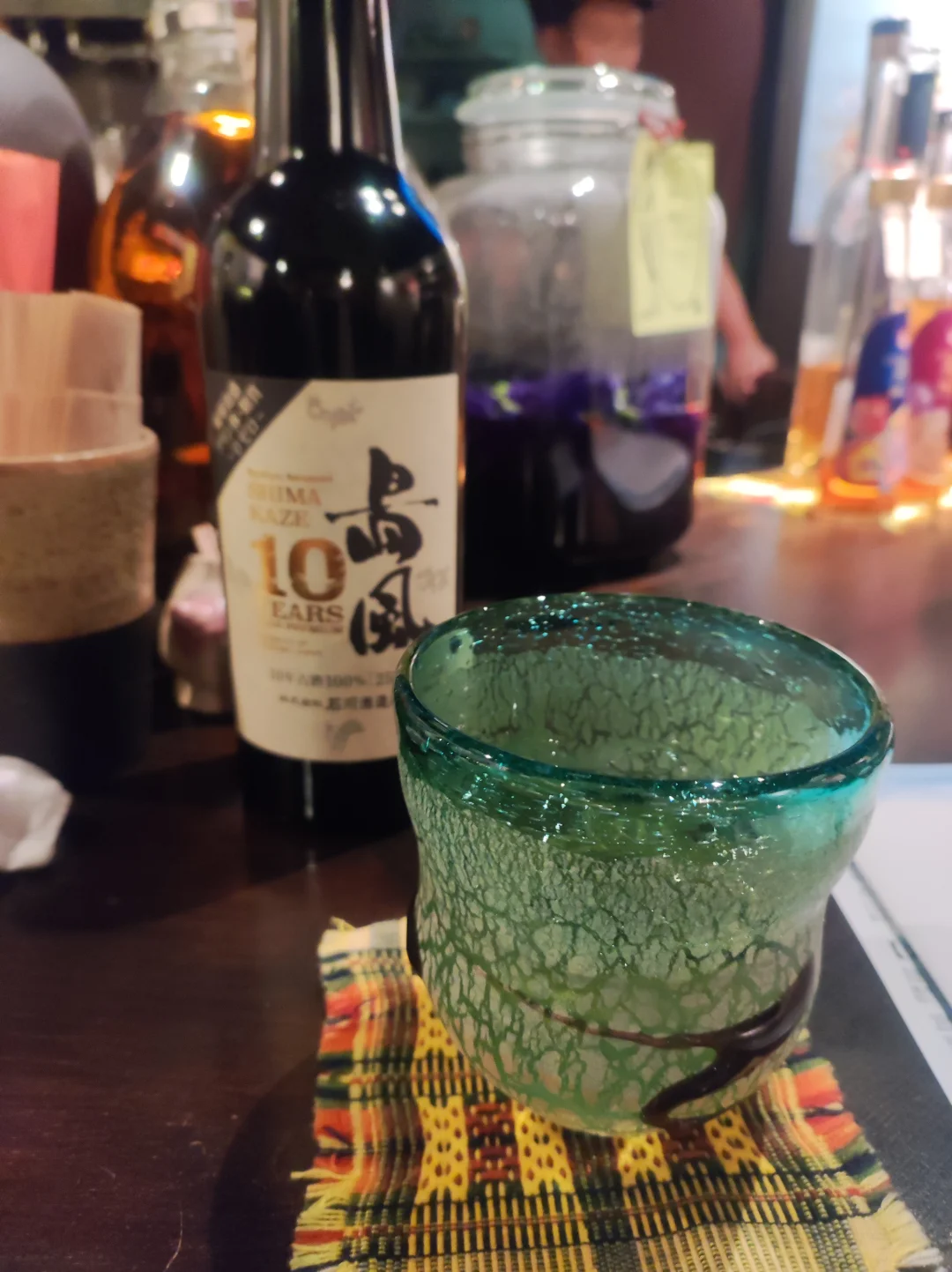 Okinawa-First experience of AWAMORI bar in Okinawa, the atmosphere is great