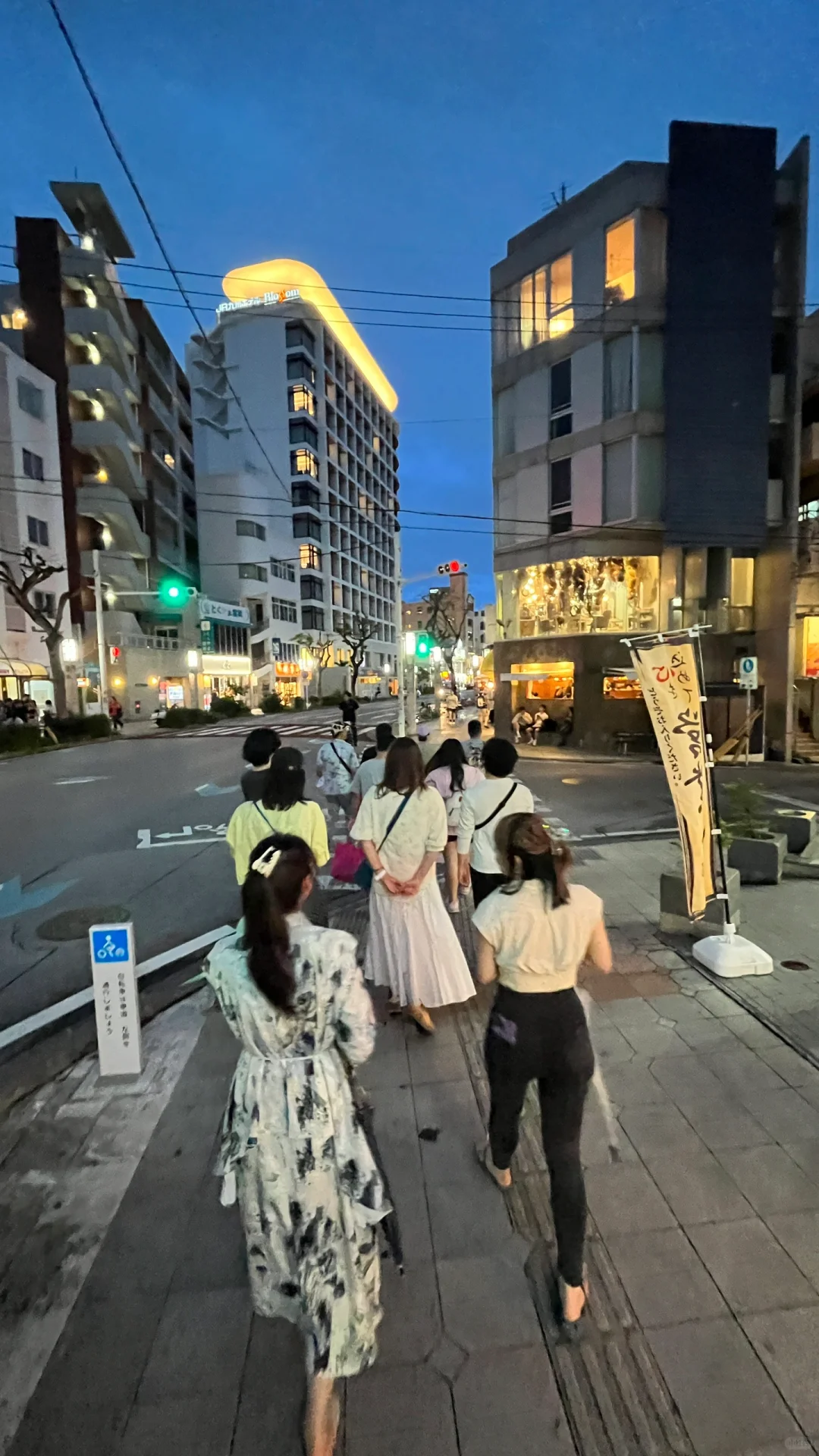 Okinawa-Kokusai-dori in the center of Naha, where you can shop and drink and enjoy live performances