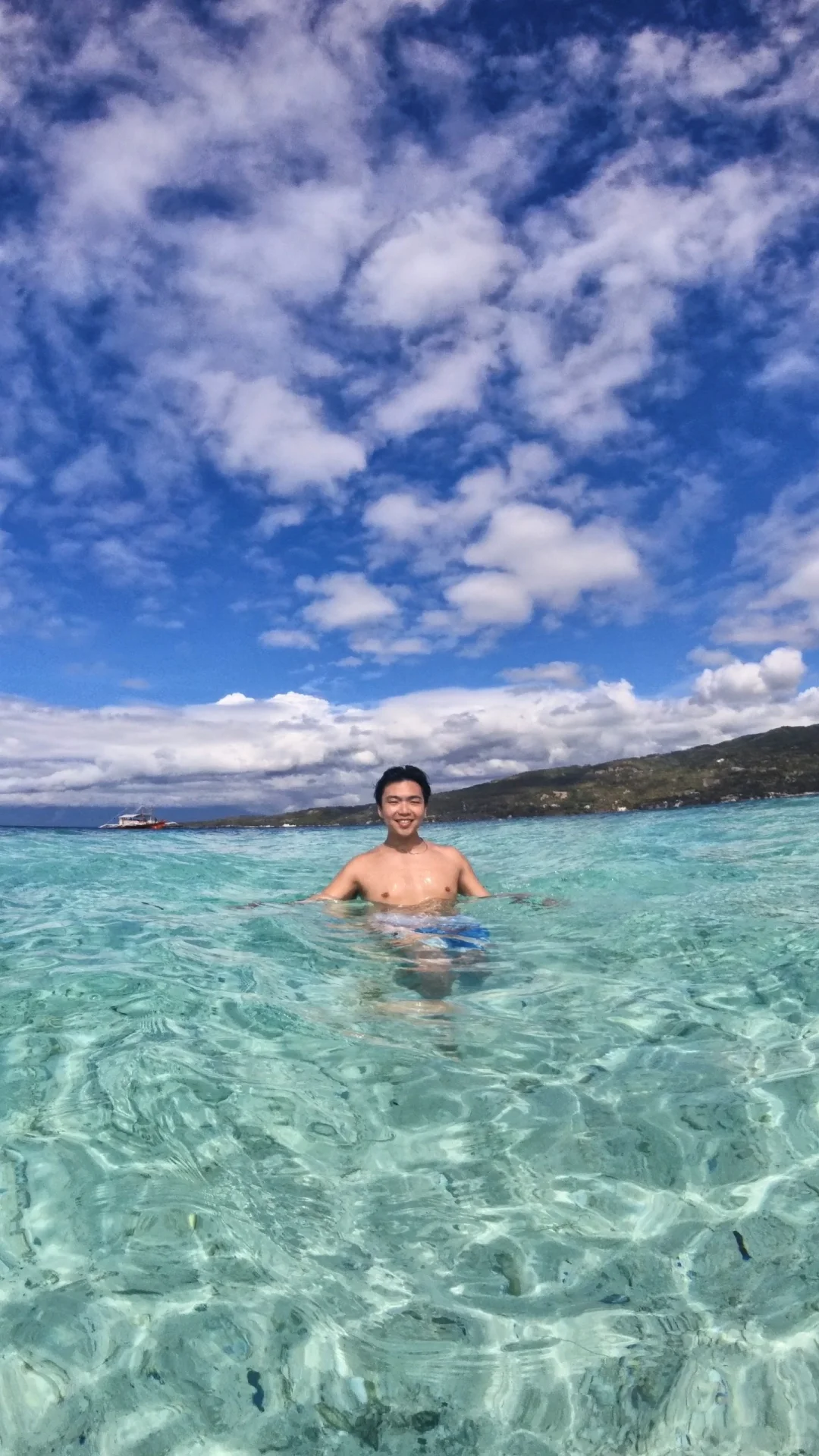 Cebu-Sumilon Island🌊, Cebu, Philippines, my favorite Monday blue