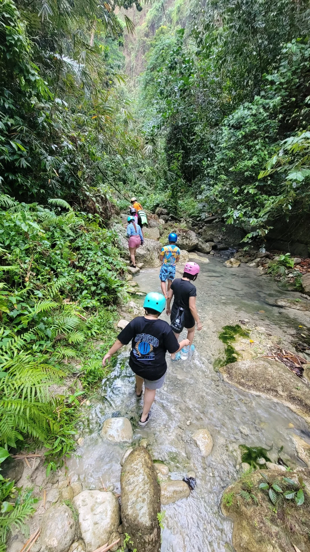 Cebu-Dao Falls, a family-friendly river tracing route, is a small attraction in Cebu Island