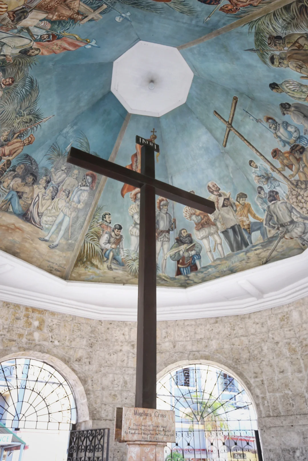 Cebu-Magellan's Cross in Cebu✝️, erected on April 8, 1521 when he arrived in Cebu, Philippines