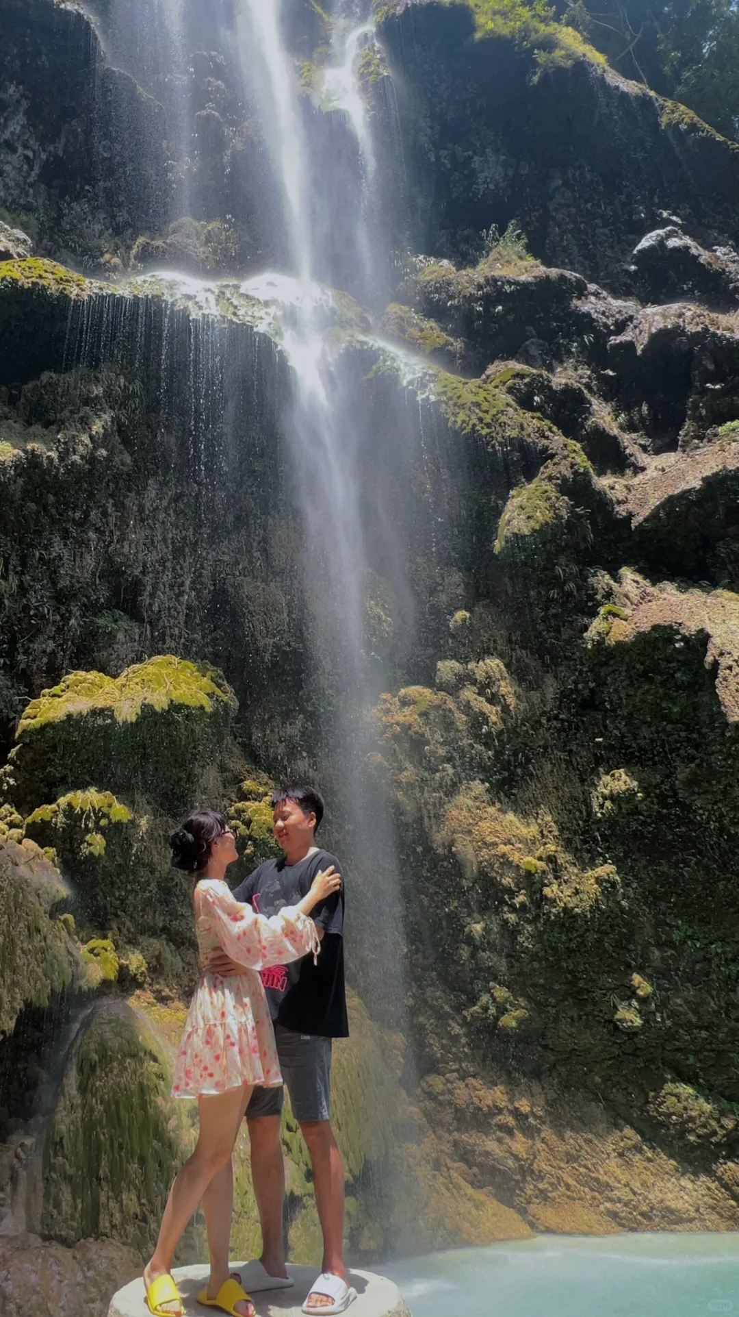 Cebu-The TUMALOG waterfall in Cebu, Philippines is very beautiful and refreshing