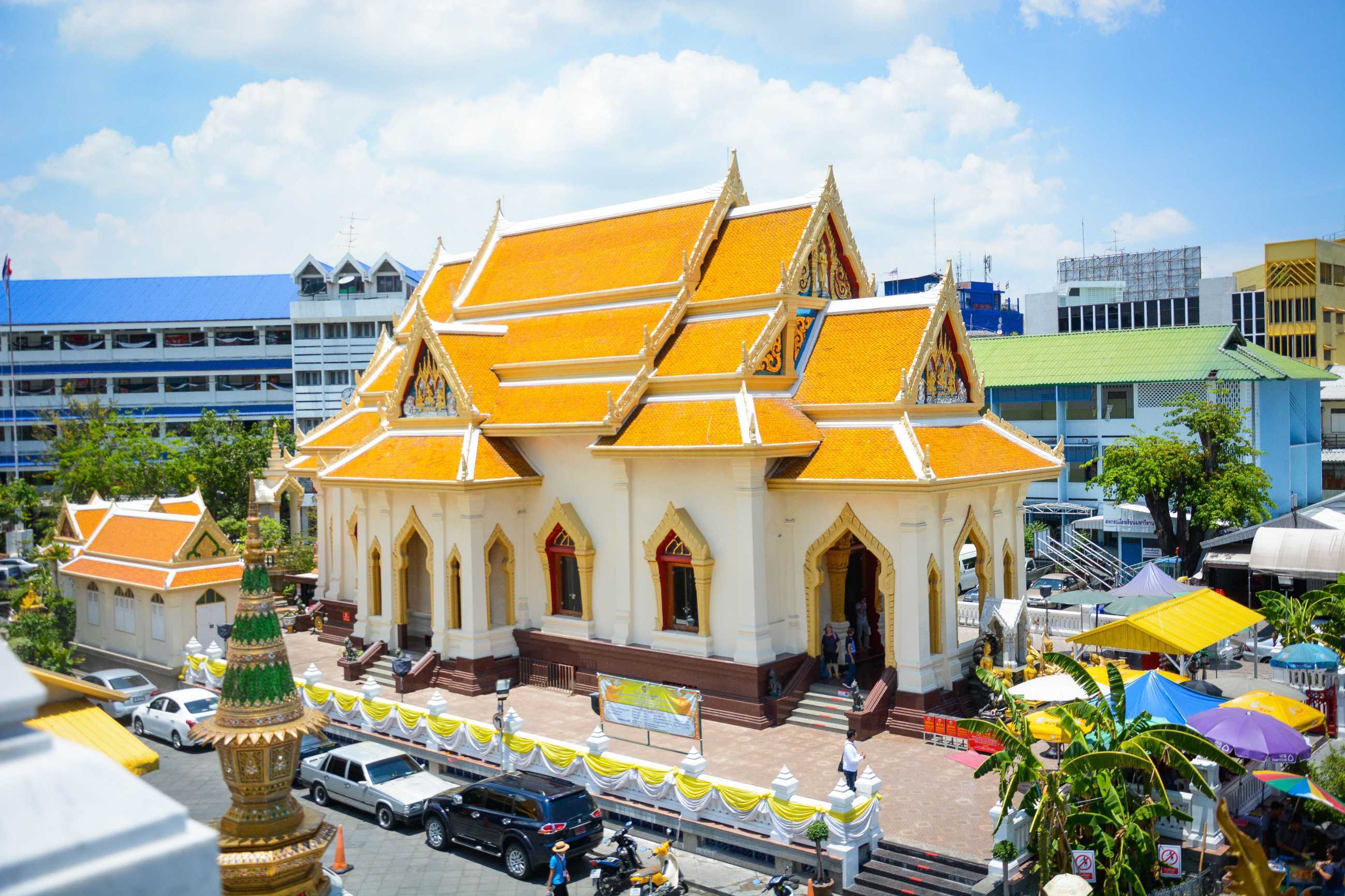 Bangkok-Wat Traimit Wittayaram Worawihan is dedicated to the Golden Buddha