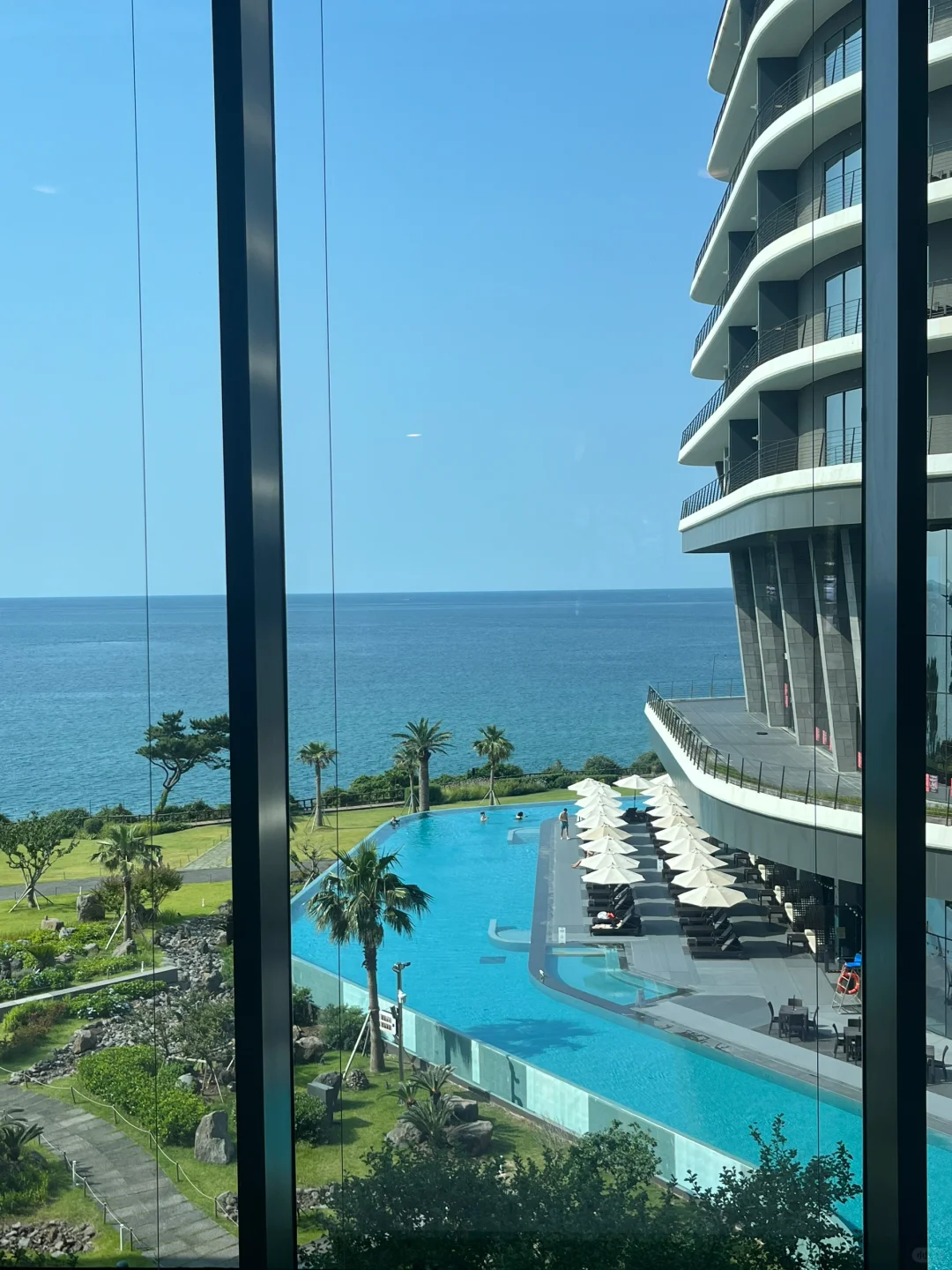 Busan/Jeju-🌴Parnas Hotel in Seogwipo, Jeju Island has an infinity pool by the sea