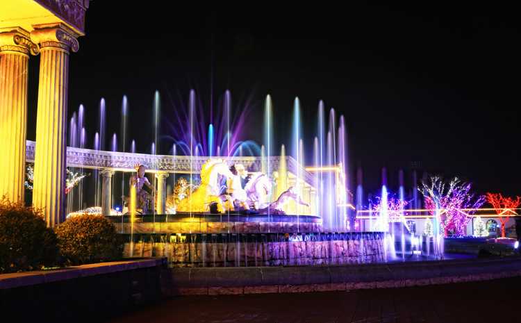 Busan/Jeju-Busan Illumination Theme Park, the largest light theme park in Korea