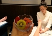 Osaka Anheju Foot Massage, the elegant colors and soft lighting make people rela