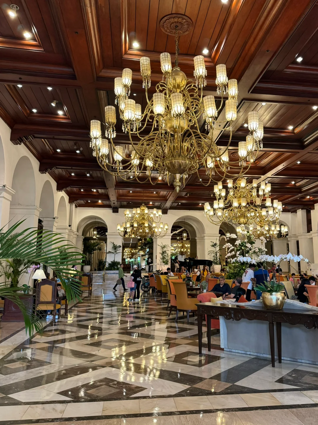 Manila/Luzon-Manila Grand Hotel, a century-old hotel founded in 1912, with wooden luxury