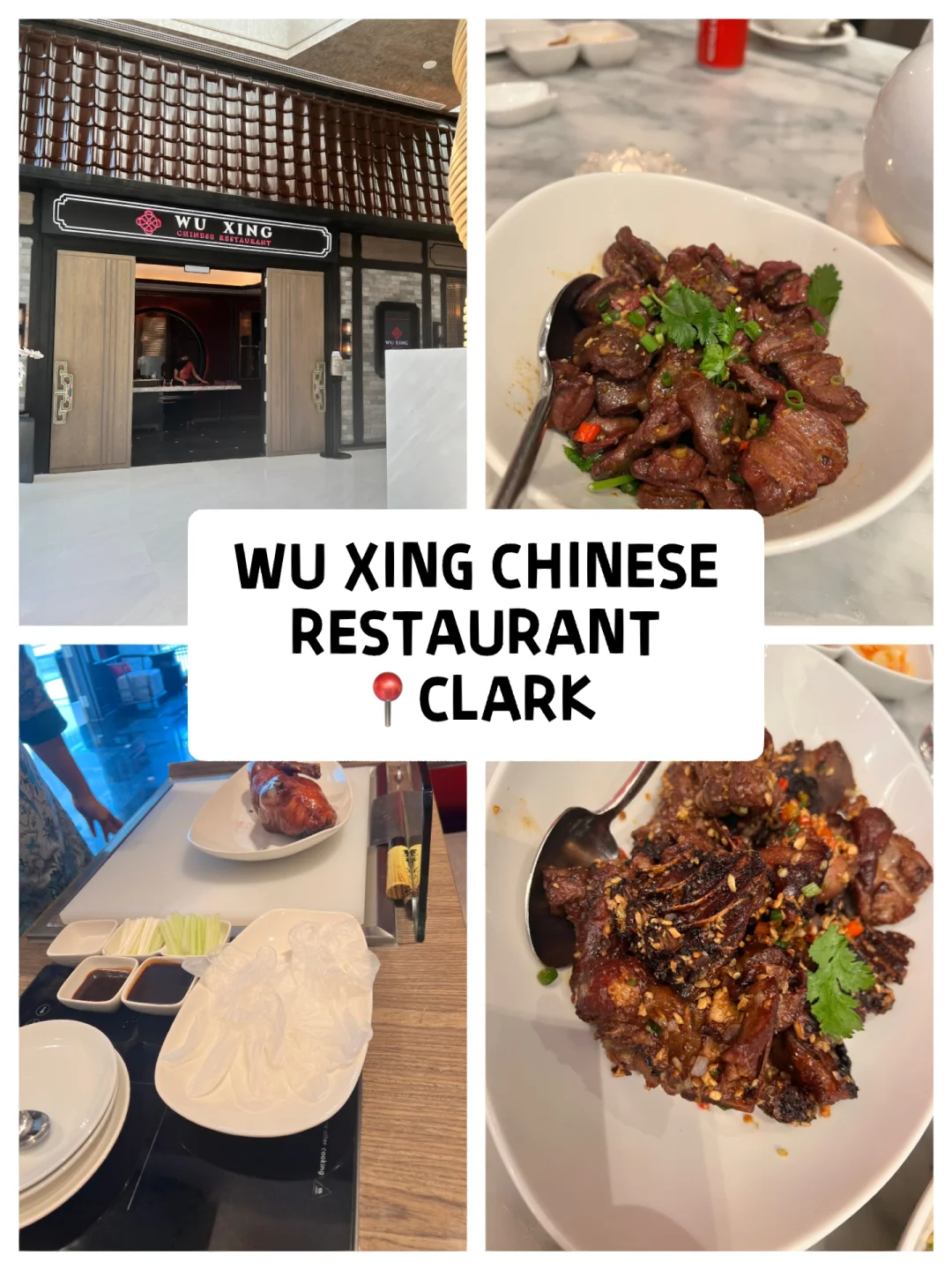 Clark/Angel City-Clark duck restaurant, Wu Xing - Clark Marriott Hotel store recommendation