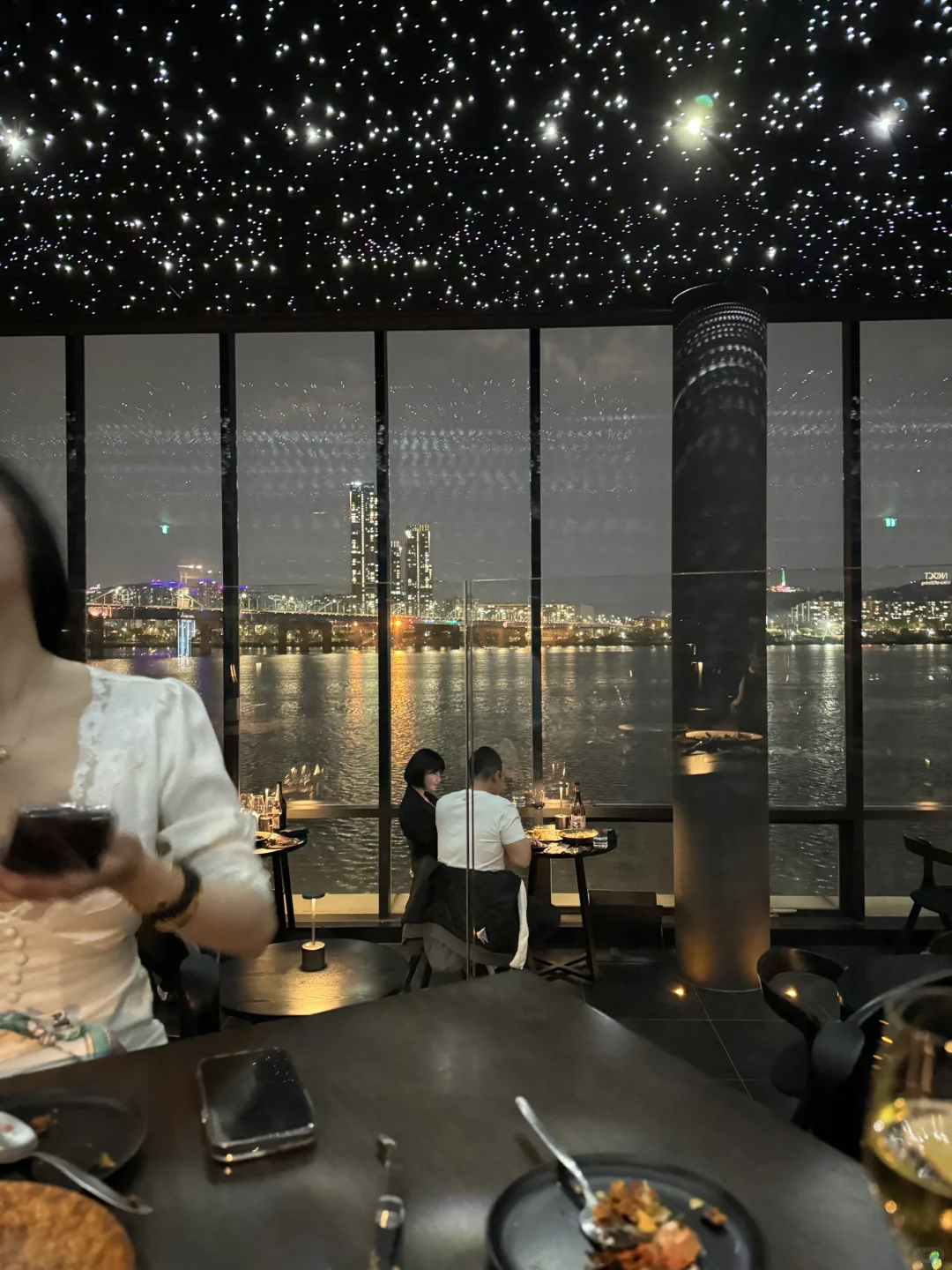 Seoul-녹트(noct), Seoul Han River starry sky restaurant, Han River city night view