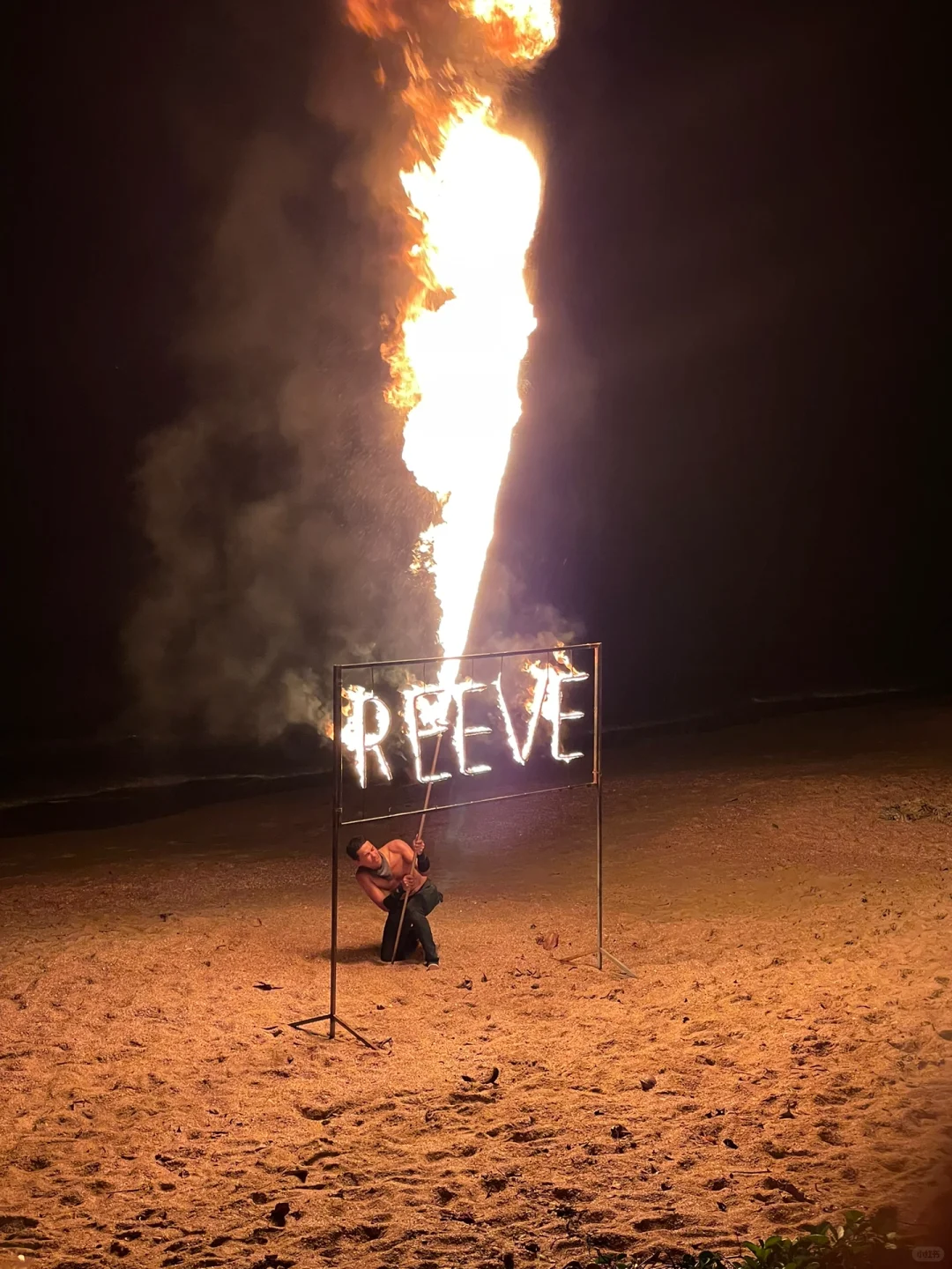 Krabi-Krabi, Thailand | Reeve Beach Club, wonderful fireworks show