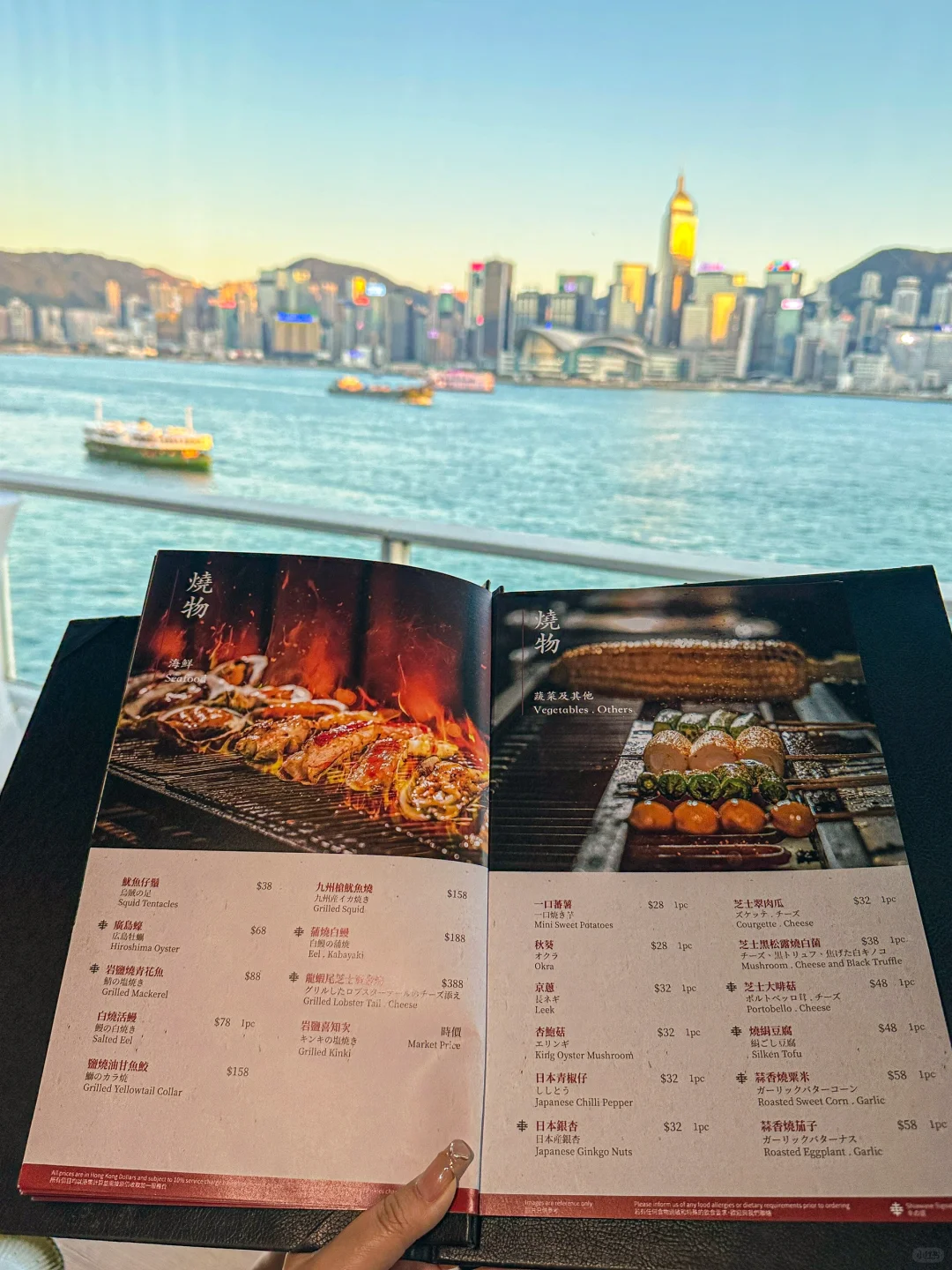 Hong kong-Harbour City SHIAWSSE charcoal grill, a Japanese izakaya with a close view of Victoria Harbour 幸匠烧