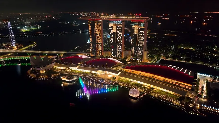 Singapore-Follow [Love Brother and Sister] to visit Singapore Travel Guide (Part 2) Marina Bay