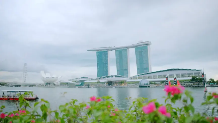 Singapore-Follow [Love Brother and Sister] to visit Singapore Travel Guide (Part 2) Marina Bay