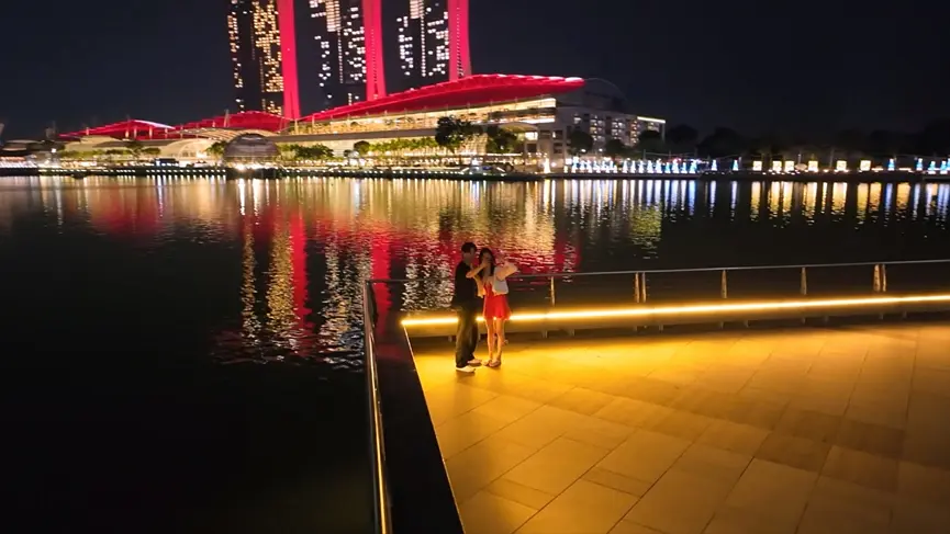 Singapore-Follow [Love Brother and Sister] to visit Singapore Travel Guide (Part 2) Marina Bay