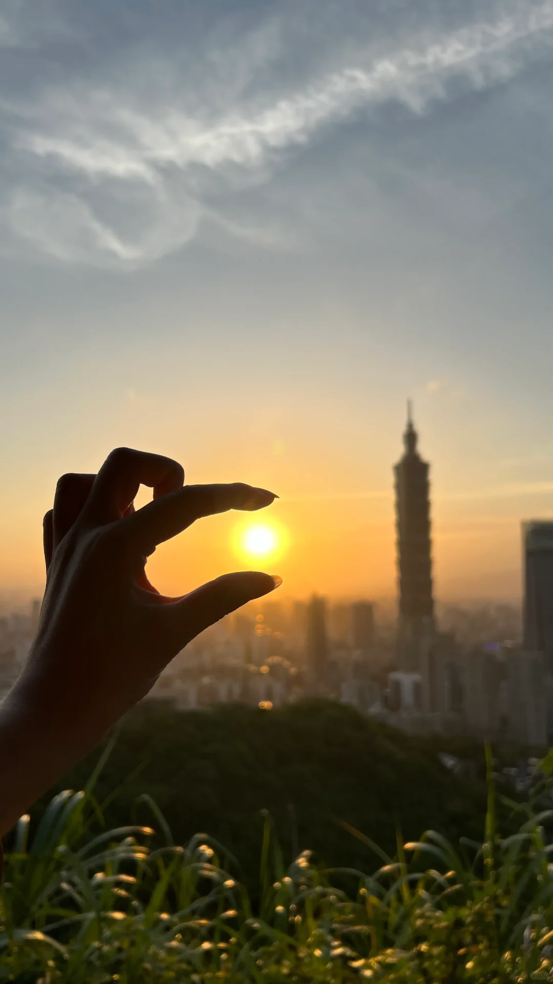 Taiwan-Xinyi Xiangshan Trail in Taipei City, the sunset worth waiting for