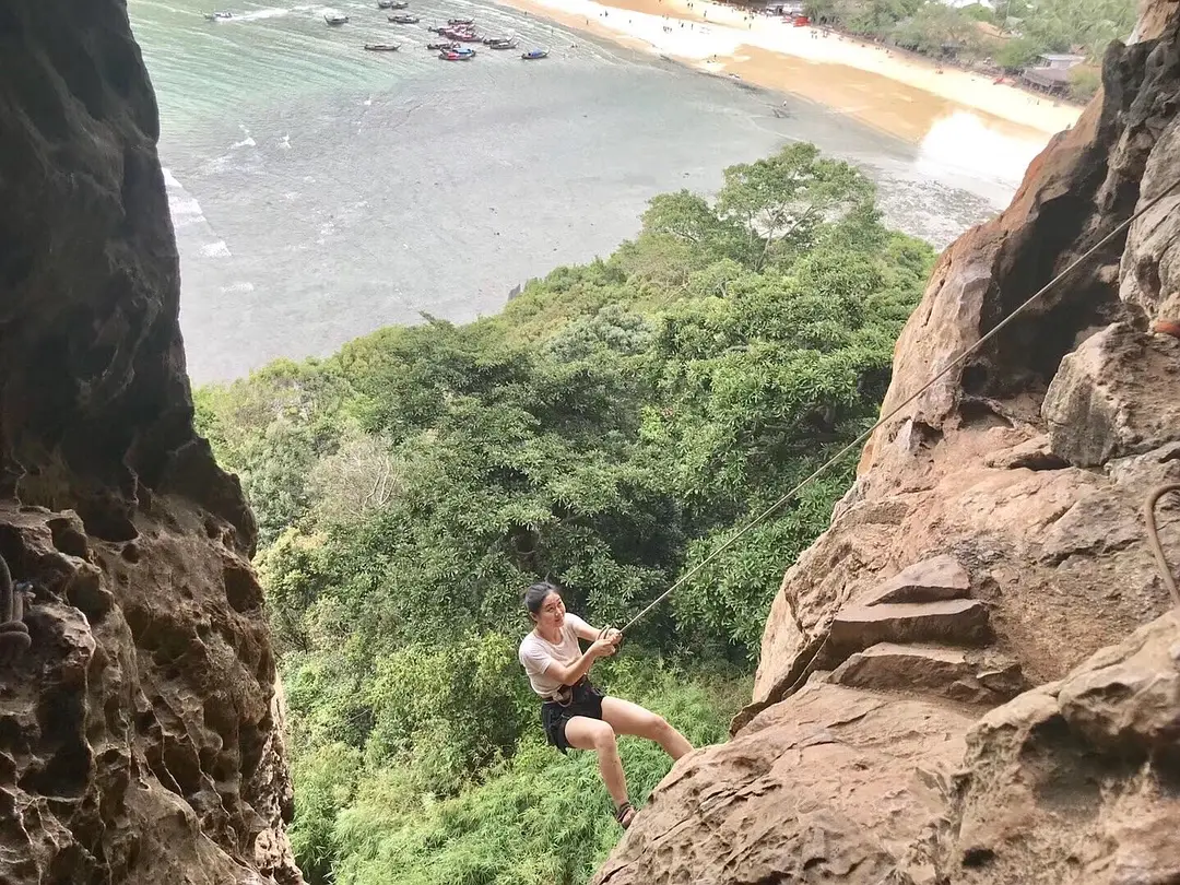 Krabi-Traveling in Thailand: Rock climbing in Krabi, a town with a European feel