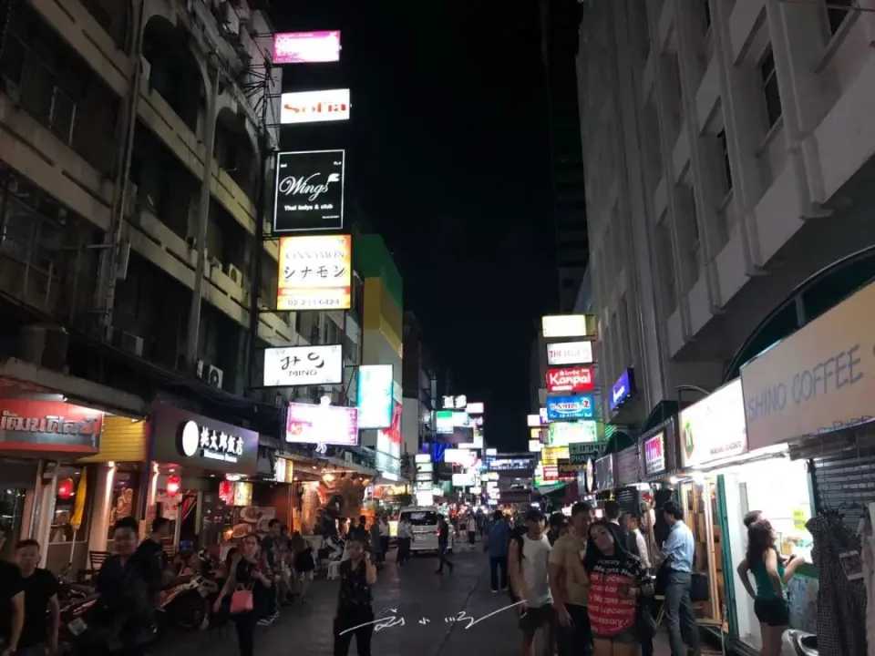 Bangkok-Bangkok, Thailand, half is a night market, half is a nightclub with pornographic performances