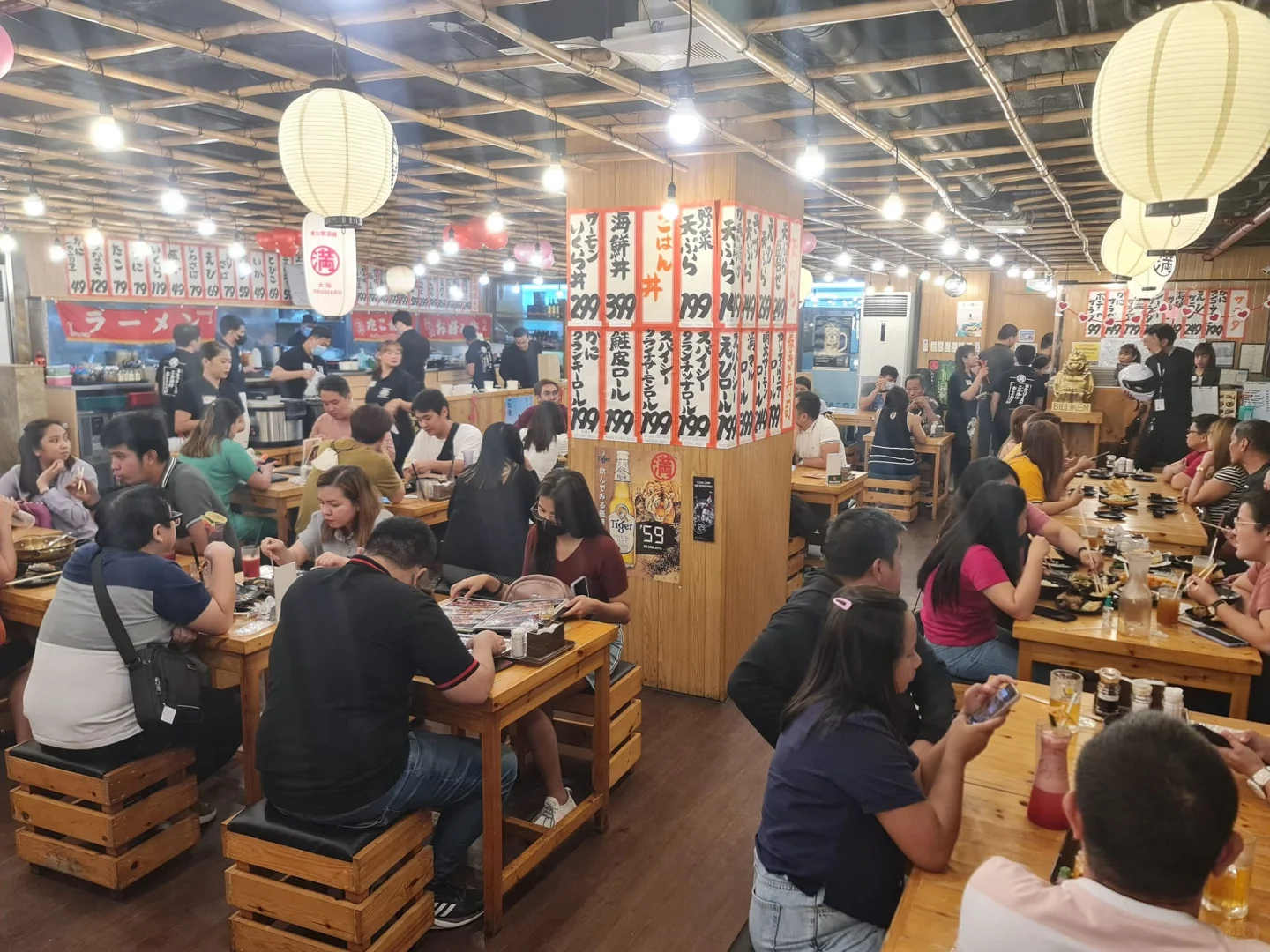 Manila/Luzon-Manmaru, a Japanese food stall with an average price of 600P per person