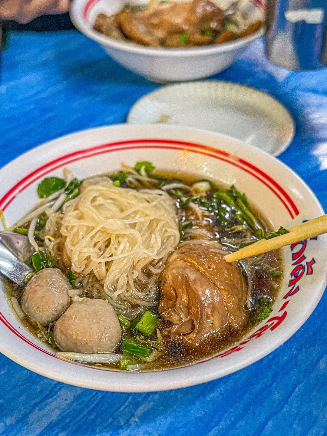 Krabi-Go Deng Thai Noodle😋, a must-try noodle dish in Krabi, Thailand