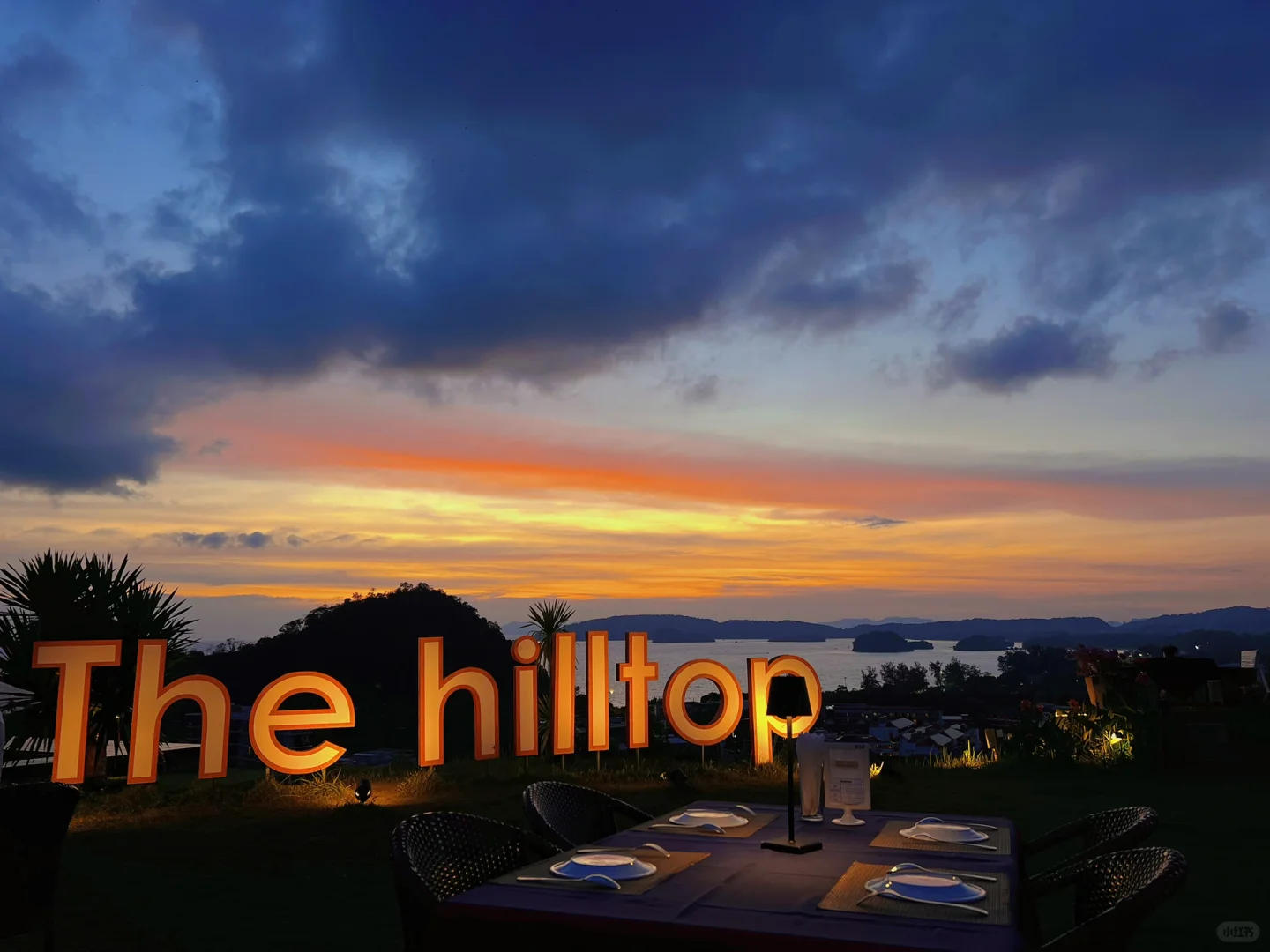 Krabi-A must-visit sunset restaurant on the top of the mountain in Krabi🍴the hilltop⛰️