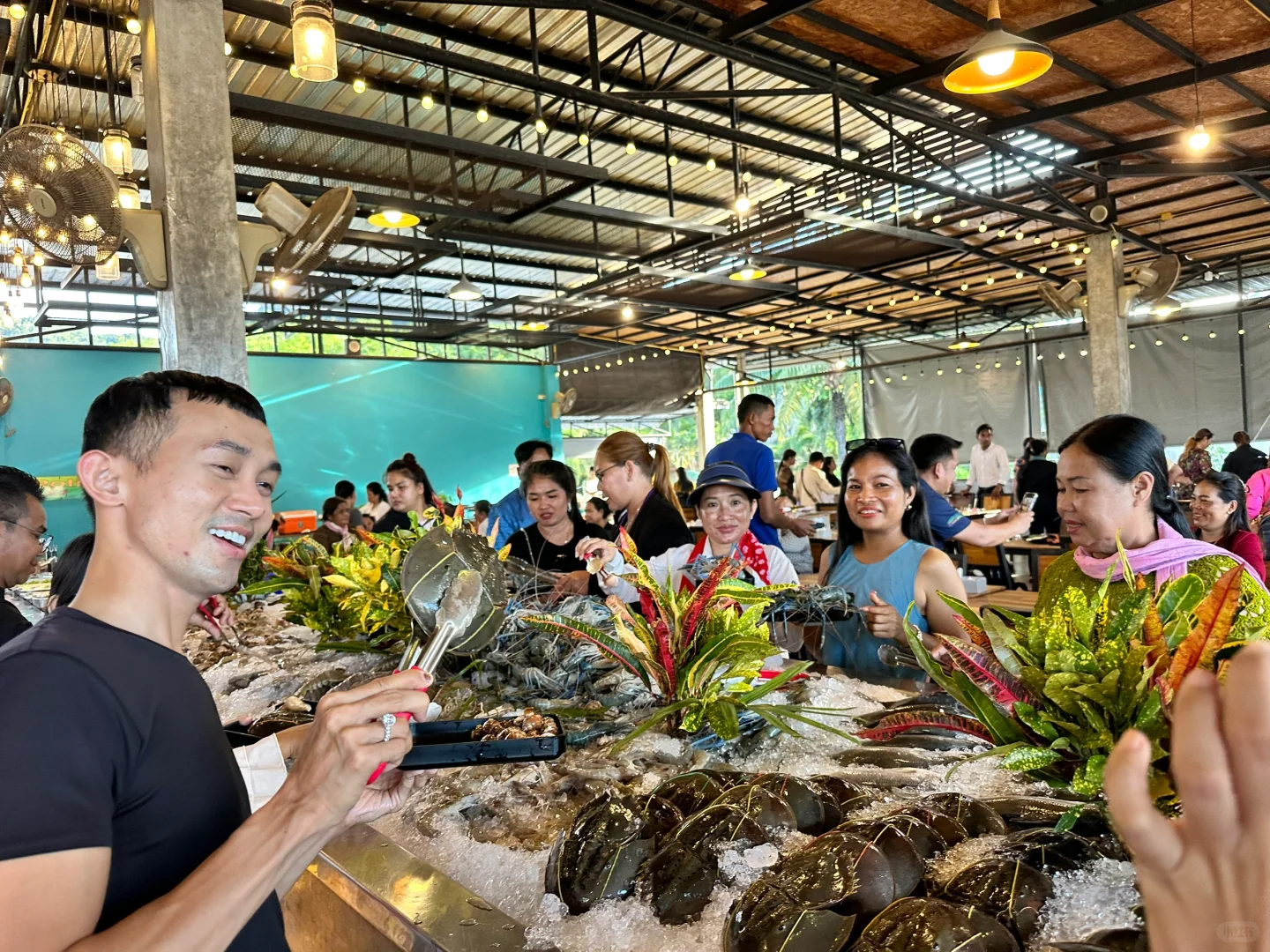 Krabi-The best seafood buffet in Krabi, ?Tongtalay Seafood Buffet