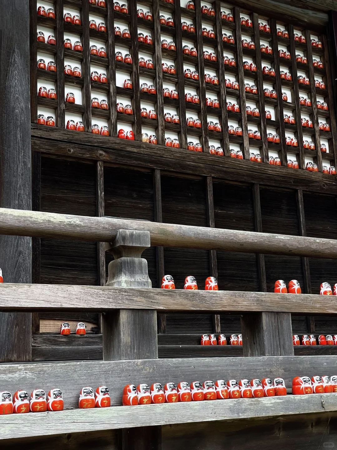 Osaka-Katsuoji Temple in Osaka, Daruma dolls are everywhere and very cute