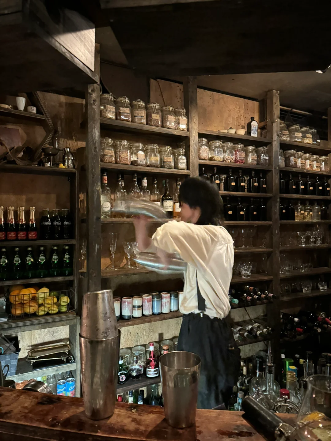 Osaka-Bar Nayuta in Shinsaibashi, Osaka! This is the bar where I drank 5 cups in a row