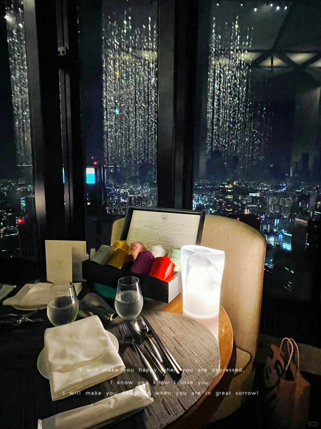 Osaka-Osaka night view 40 Sky Bar & Lounge, with live violin performance