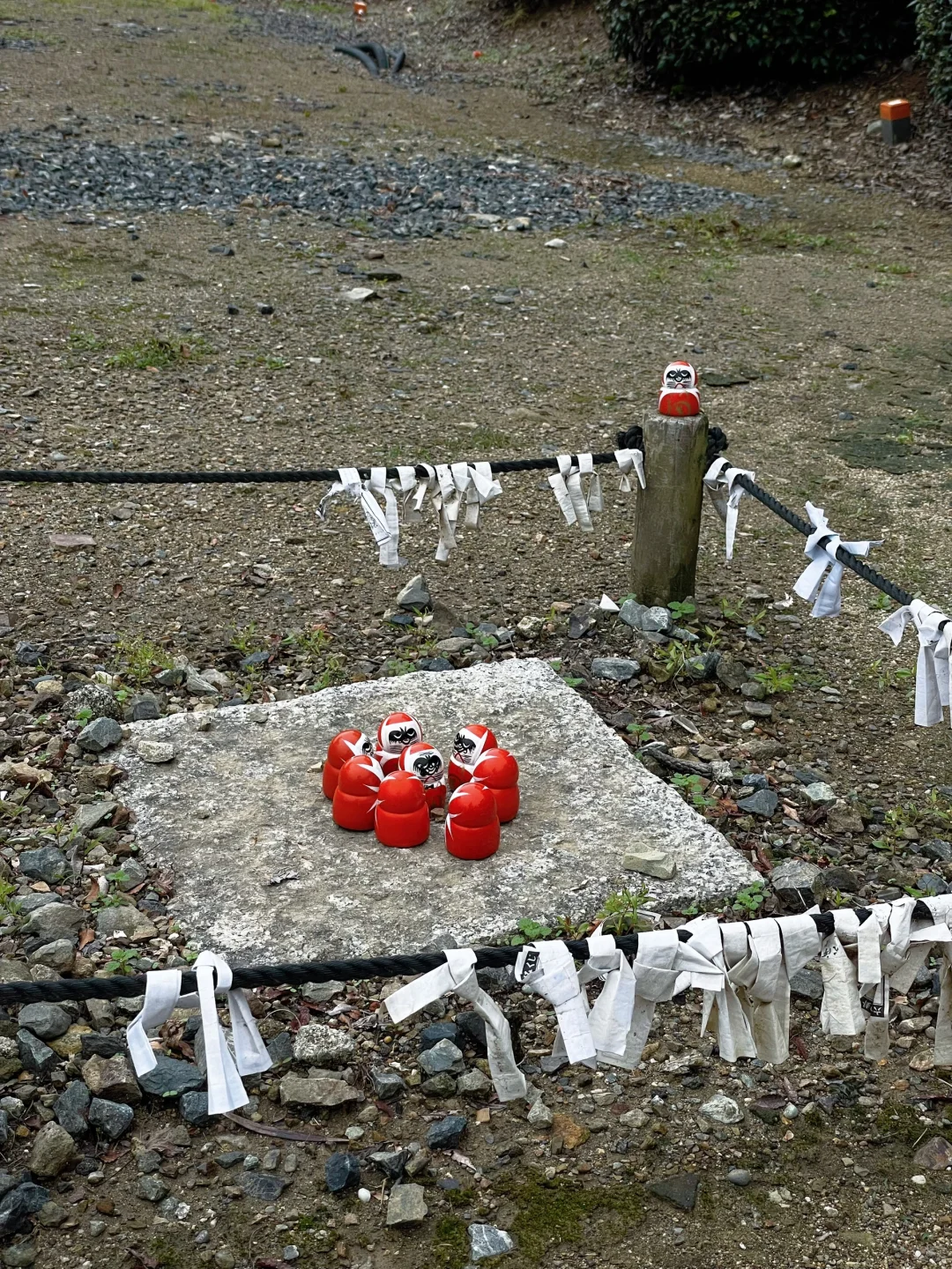 Osaka-Katsuoji Temple in Osaka, Daruma dolls are everywhere and very cute