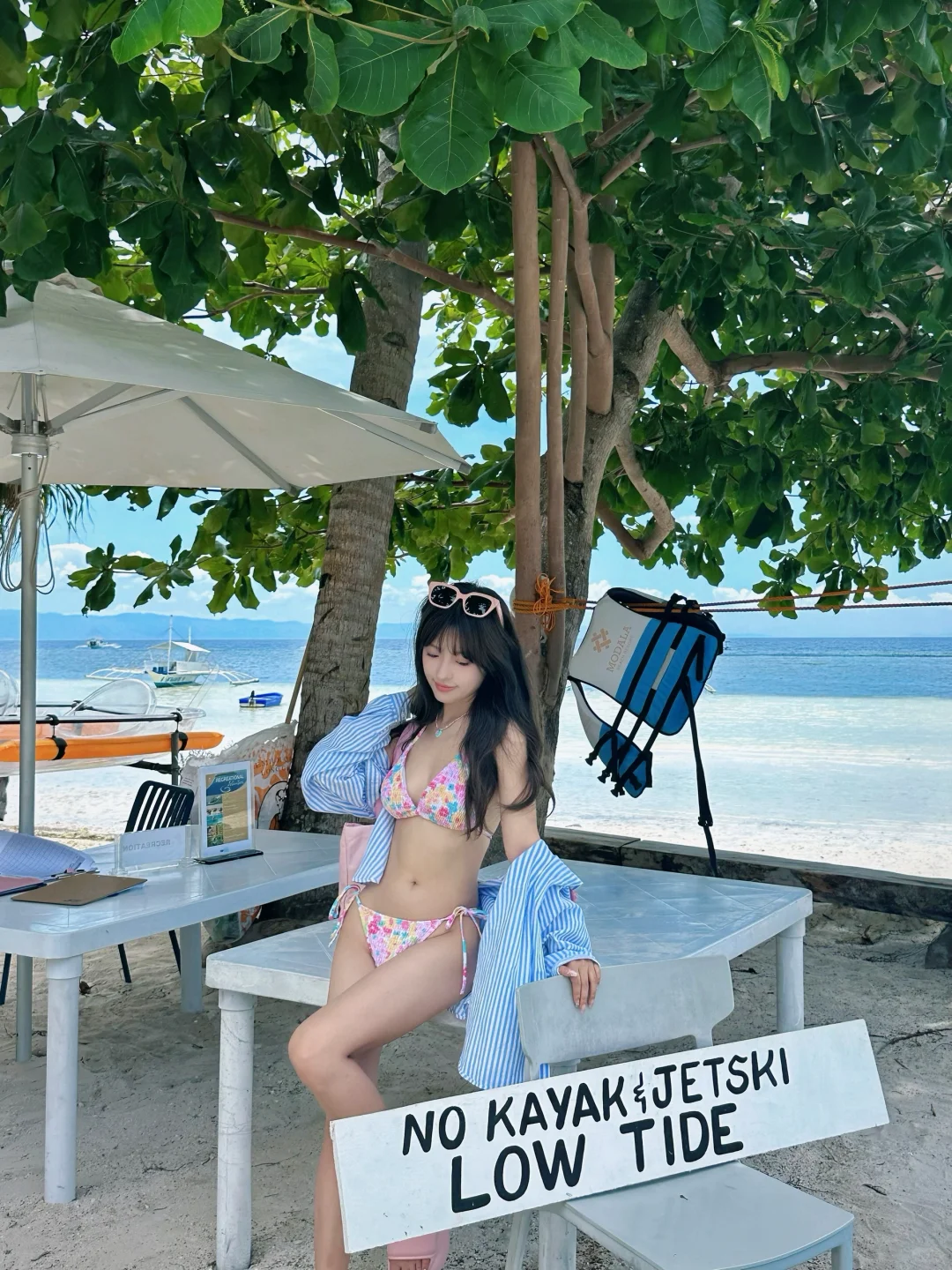 Clark/Angel City-Swimsuit outfits in Bohol, Philippines, showing off my good figure