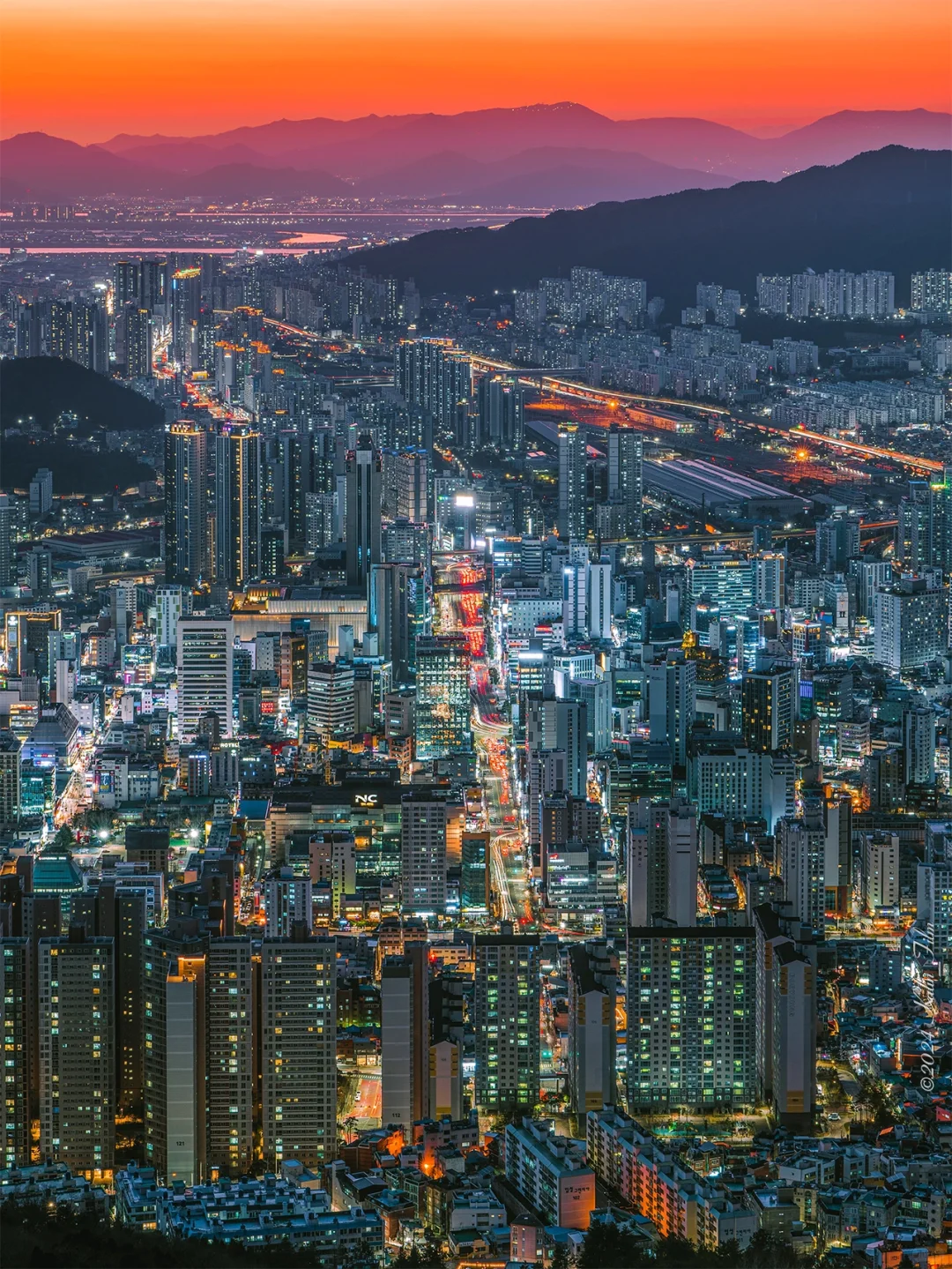 Busan/Jeju-Busan Night View 🌃｜Hwangnyeongsan Observation Deck & Beacon Tower