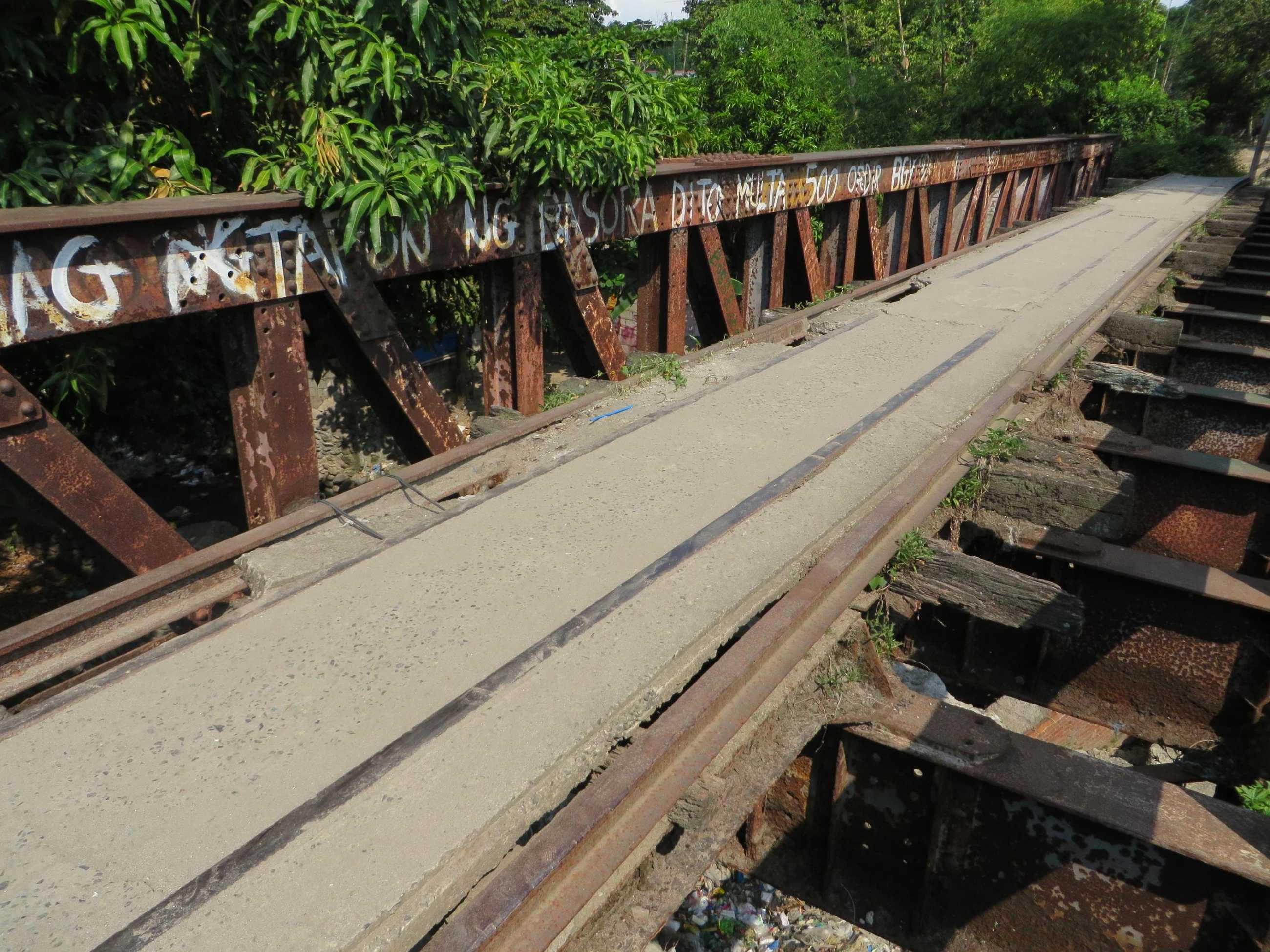 Clark/Angel City-Old abandon tracks in Angeles City Philippines