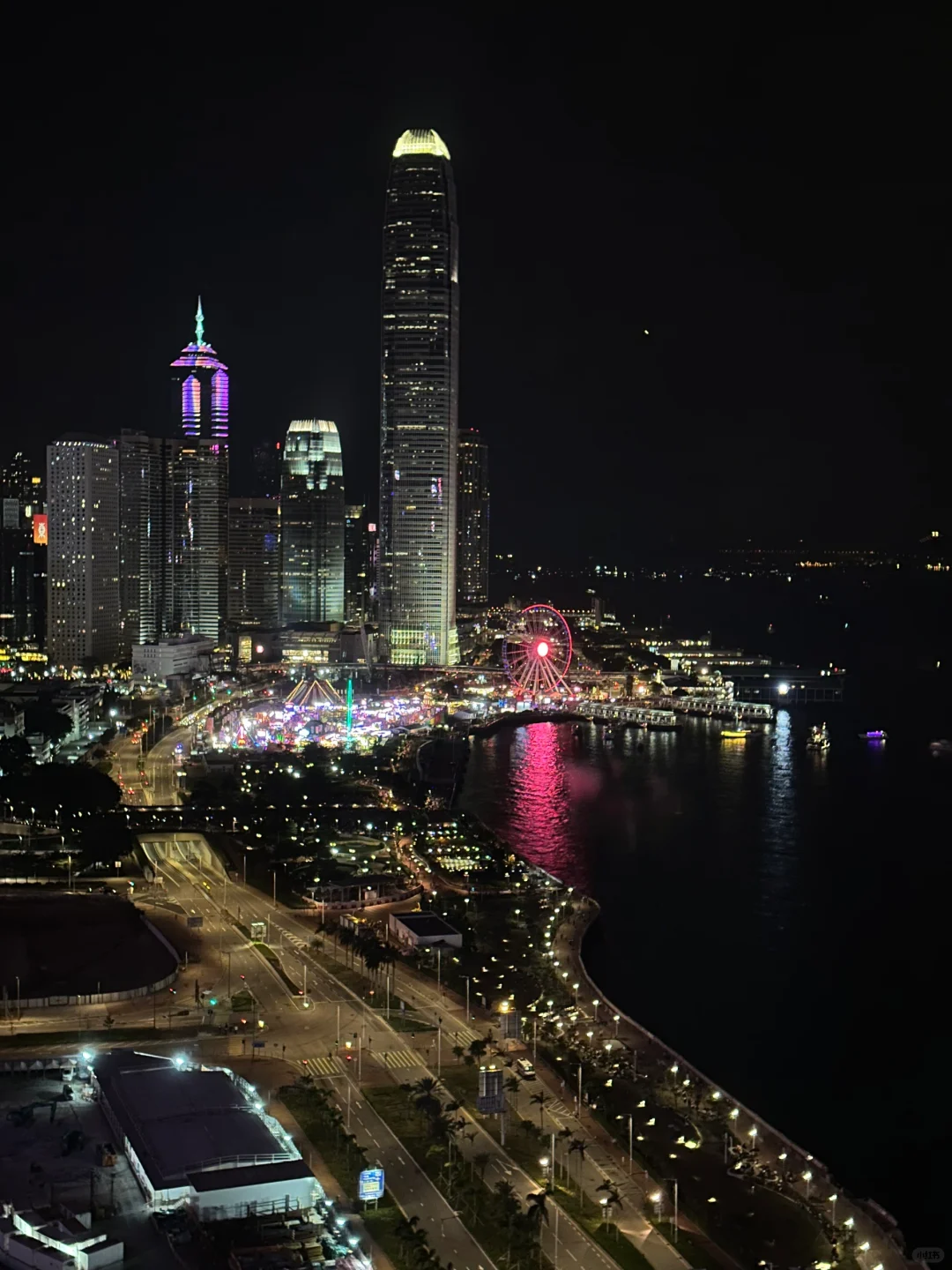 Hong kong-Hong Kong Grand Hyatt New Year's Eve Fireworks Room Experience. Service, location, and view are all great