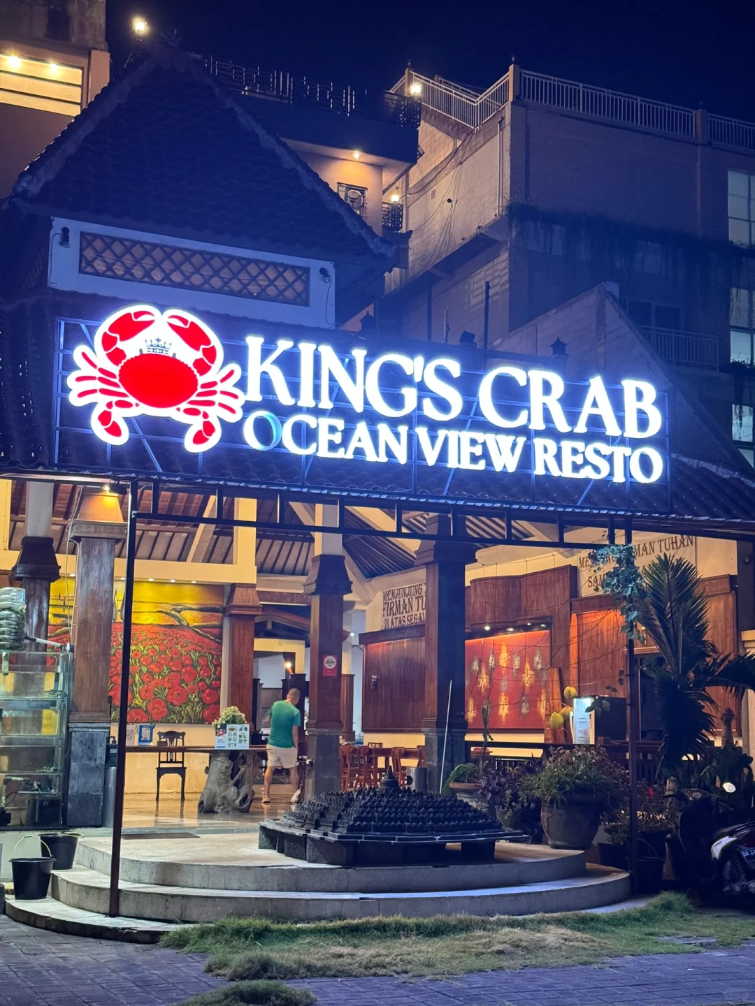 Bali-King's Crab Jimbaran, a must-try street food in southern Bali