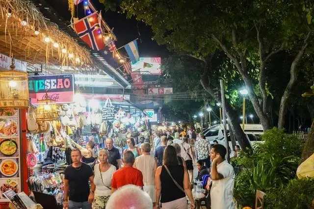 Krabi-They are all back! Krabi's Nam Ao Night Market is bustling with tourists and it is spectacular!