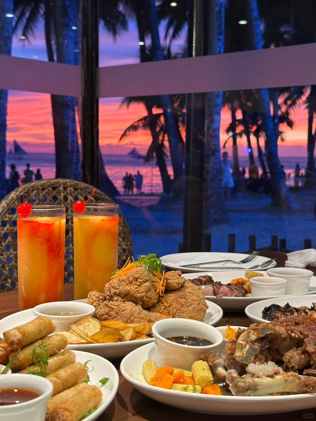 Boracay-Boracay 5-day travel food record🥶, where I saw the beautiful sunset