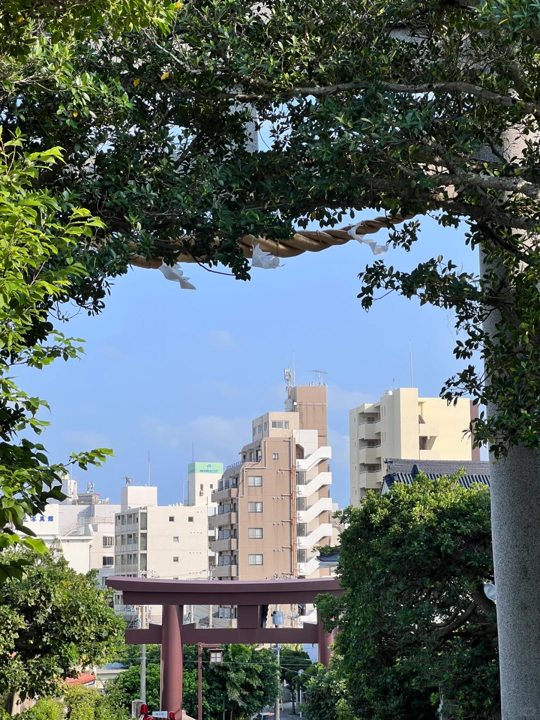 Okinawa-Okinawa Namamiguchi Shrine⛩️, the best view is across the street