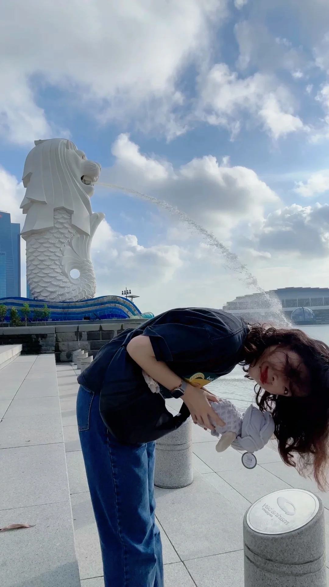 Singapore-Travel to Singapore to watch Coldplay concert and take photos with the Merlion