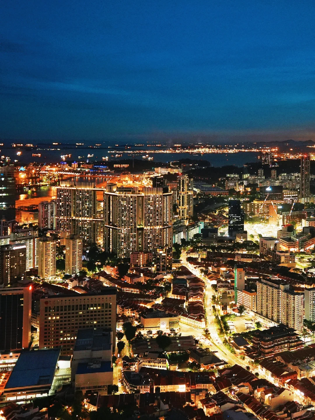 Singapore-Singapore city night view🔵 | I captured the blues moment here