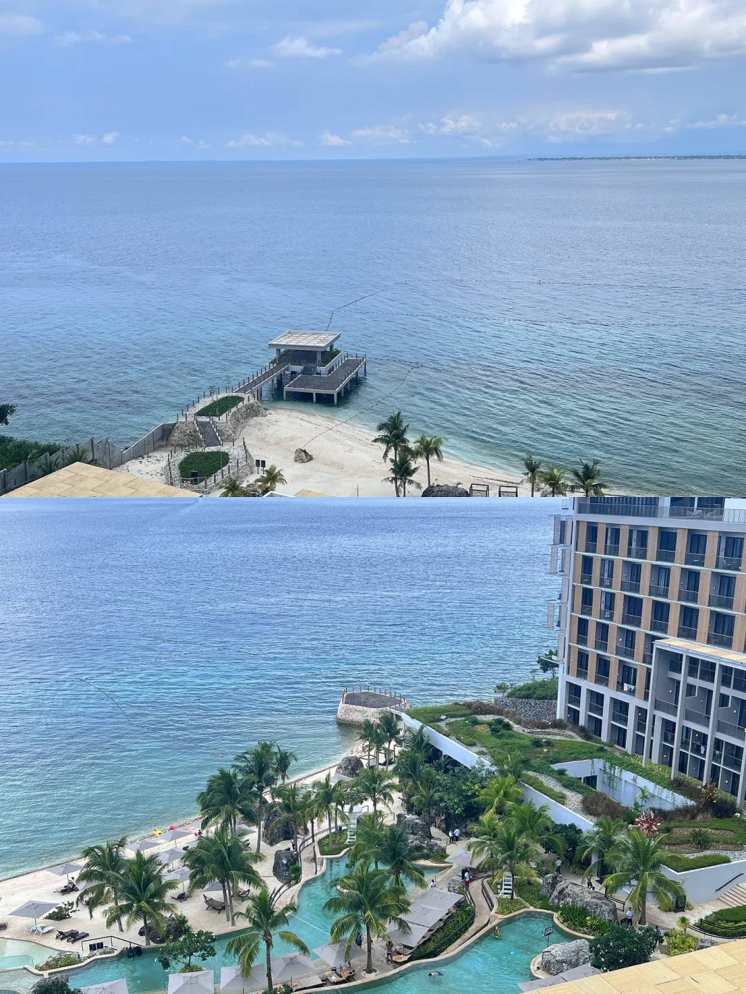 Cebu-Sheraton Cebu Hotel, you can immediately enjoy the stunning sea view of Mactan Island