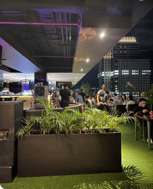 Cebu-Verified Rooftop Bar & Lounge, a high-altitude open-air bar near Cebu IT Park