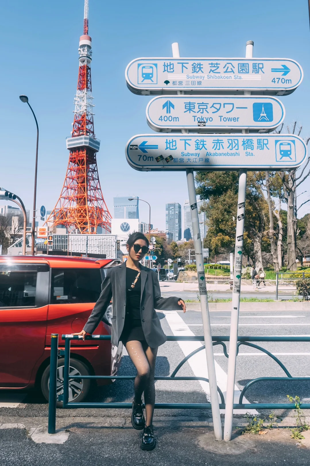 Tokyo-Tokyo Tower🗼6 leg-friendly camera positions📷Take it and take photos