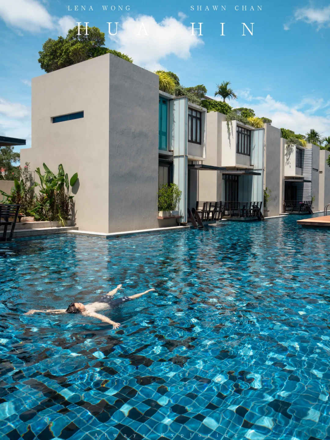 Hua Hin-Hua Hin Al Fresco Resort Hotel, restaurants and cafes are all facing the sea