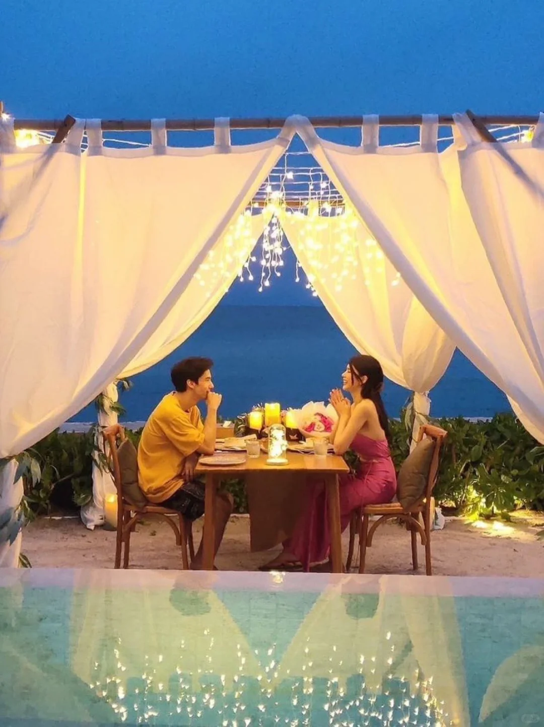 Hua Hin-VALA Hua Hin Hotel, a sweet honeymoon hotel for couples💕, with a bathtub facing the sea